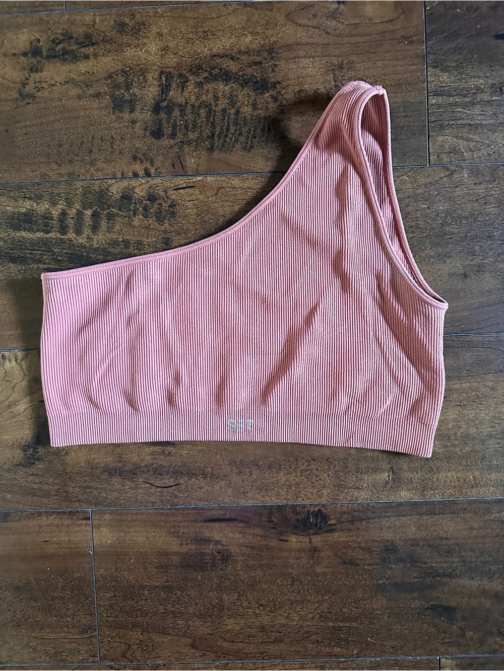 SET ACTIVE Ribbed One-Shoulder Bralette